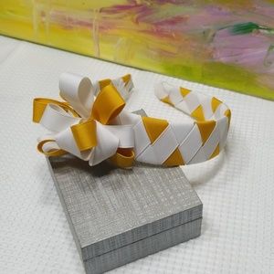 Grosgrain Ribbon Woven Headband 1 1/2inch headband